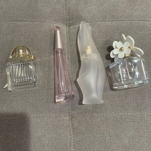 Empty perfume bottles